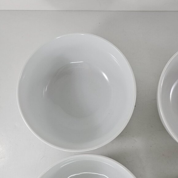 Set Of 4 Tabletops Gallery Umbria White Bowls Dishwasher Microwave Safe - Picture 5 of 12